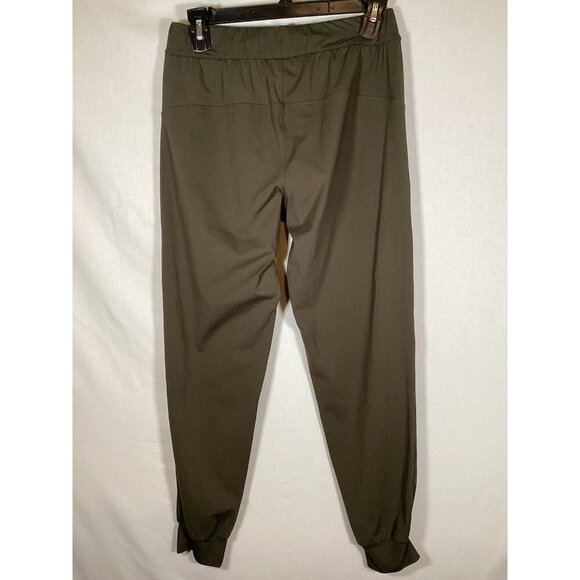JISAI Nylon Pants Olive Green Jogger Drawstring Gorpcore Activewear Womens Small - Picture 6 of 8